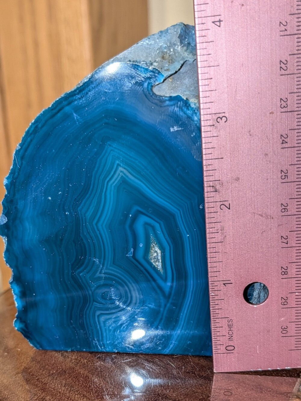 Agate Geode Sections 3pc Set Teal, Pink & Purple - Picture 9 of 16